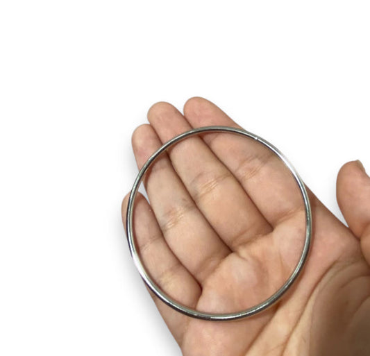 (9pz) Cerchio decorativo metallo D.6,5cm - Mamà Lah