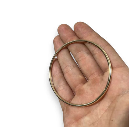 (9pz) Cerchio decorativo metallo D.6,5cm - Mamà Lah