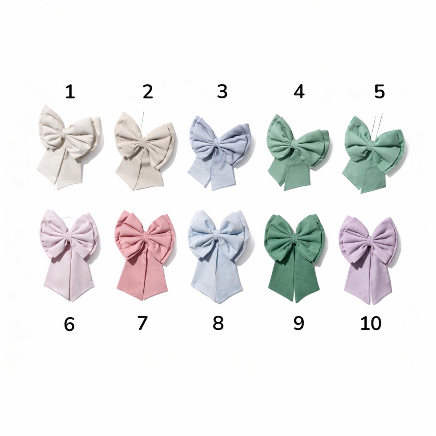 Doppio fiocco loneta 34x50h cm