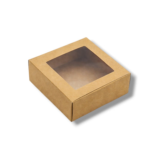 Scatola quadrata c/finestra 12x12x4cm - Mamà Lah